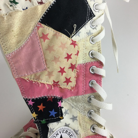 CONVERSE CHUCK TAYLOR ALL STAR  Patchwork Tall 8 - Picture 8 of 8